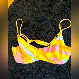 NWOT BLACKBOUGH SUNSET SHERBET VIBES SWIM TOP SIZE SMALL